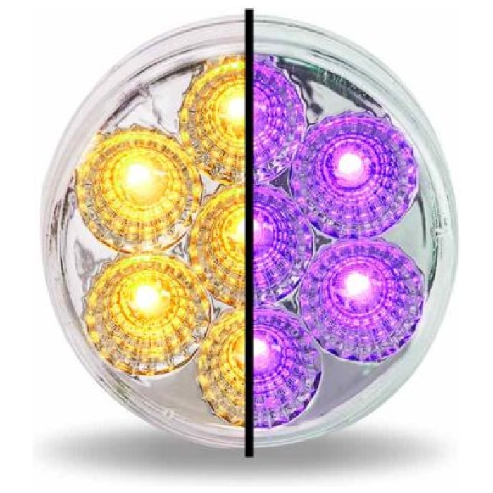 TRUX - Marqueur 2 po DEL Double revolution - Ambre à Violet - TLED-2XAP