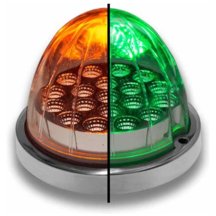 TRUX - Clignotant et marqueur watermelon DEL - Ambre à Vert - TLED-WXAG