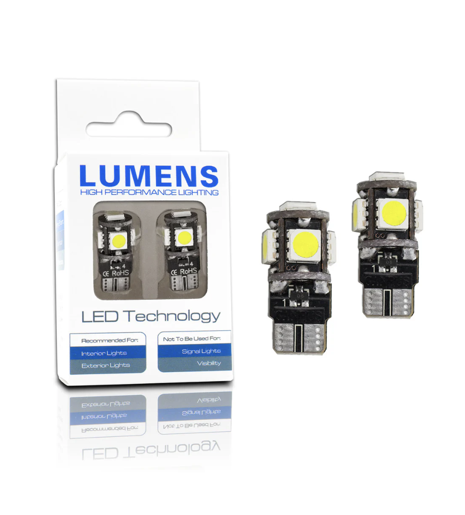 LUMENS - HPL LED Bulb - T10 / 194 / 168 - 2 Units - Amber - Lt10hpa - Image 3