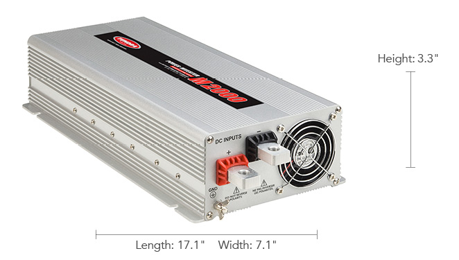 TUNDRA - Onduleur utilitaire 12 volts - Série M - 2000 W - M2000 – Image 3