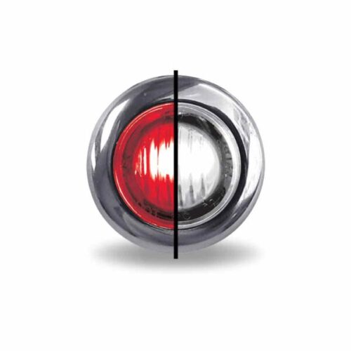 TRUX – Mini Bouton Double Revolution – Rouge à Blanc – TLED-BX3RW