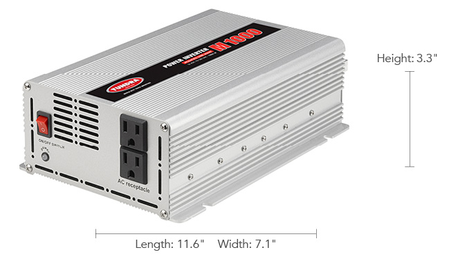 TUNDRA - Onduleur utilitaire 12 volts - Série M - 1000 W - M1000 – Image 2