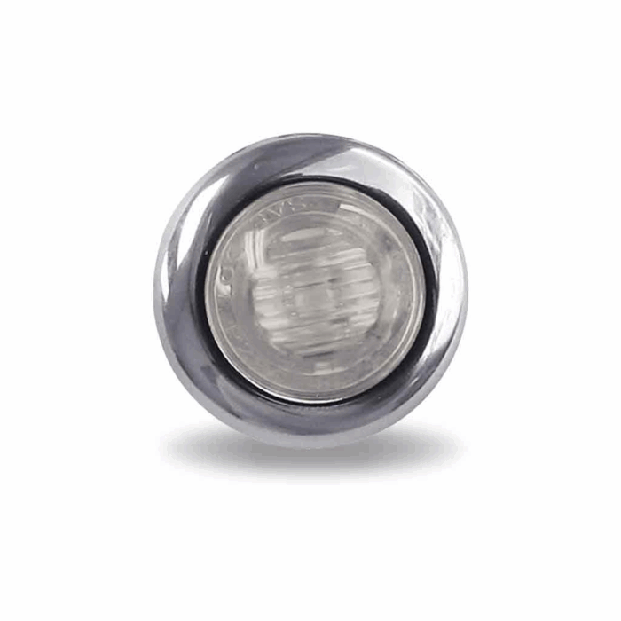 TRUX – Mini LED Button – Amber Clear – TLED-B2CA - TNT Pro Custom
