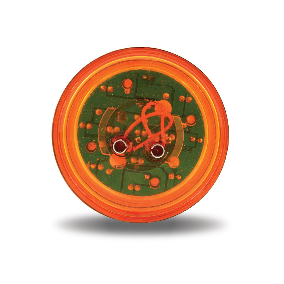TRUX - 2 1/2 in round LED - Amber (13 Diodes) - TLED-2HA - Image 3