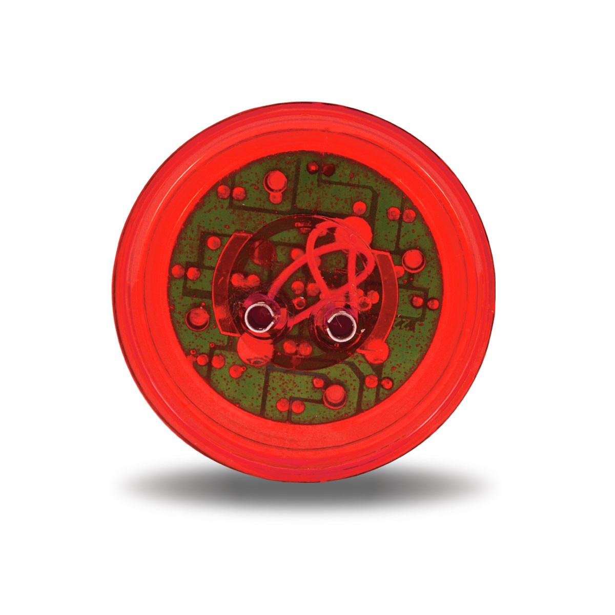 TRUX - 2 1/2 po Ronde DEL - Rouge (13 Diodes) - TLED-2HR – Image 3