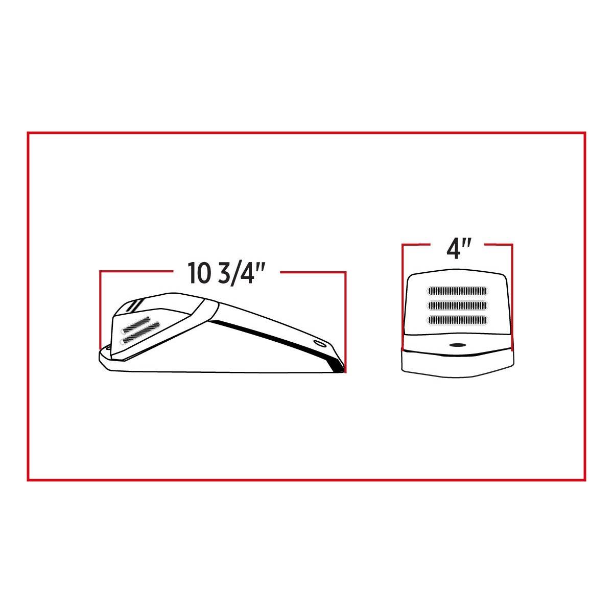TRUX - Flatline CAB Square Marker - Amber - (34 Diodes) -TLED-FCK2 - Image 3
