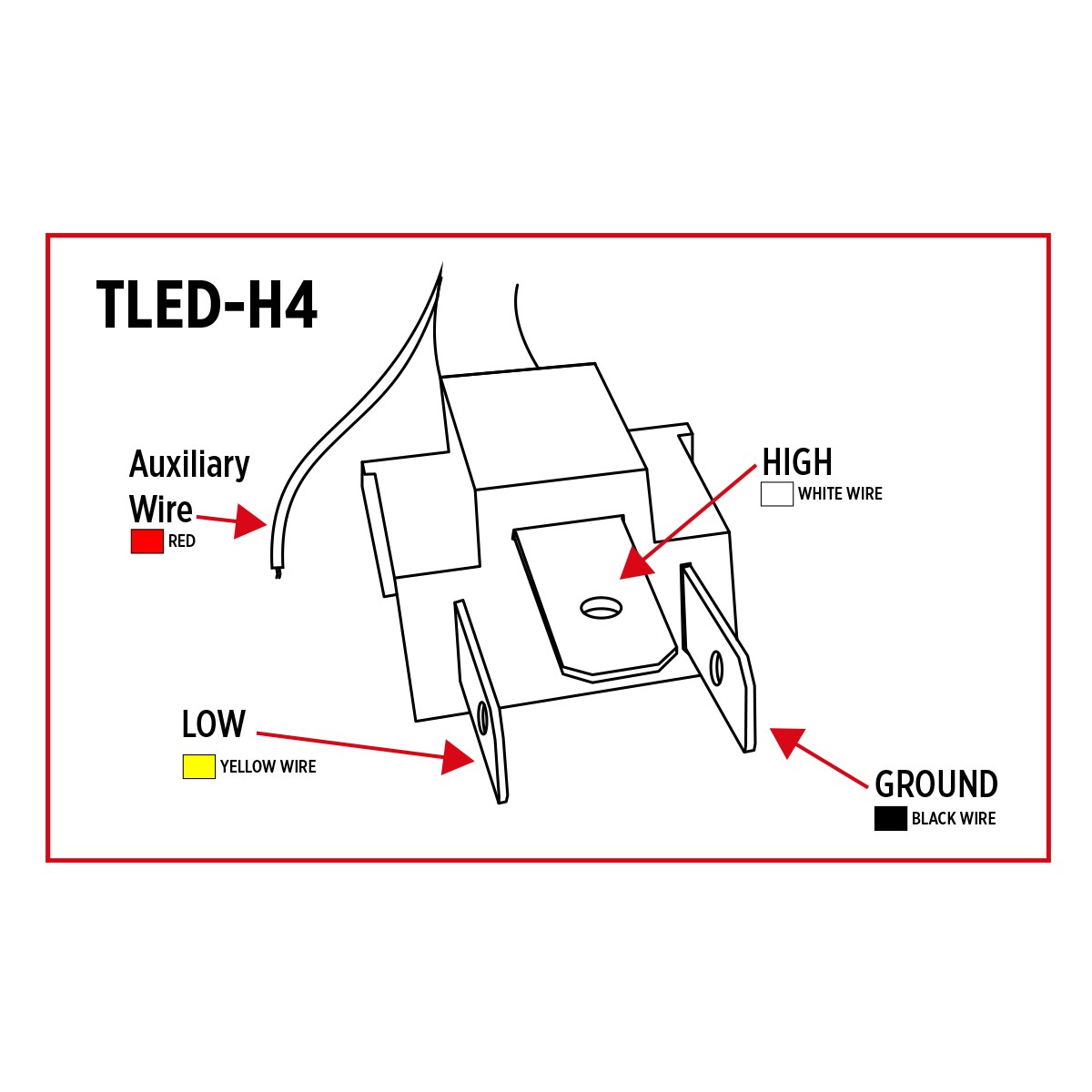 TRUX - Phare avant Standard DEL 5 x 7 po - TLED-H4 – Image 9