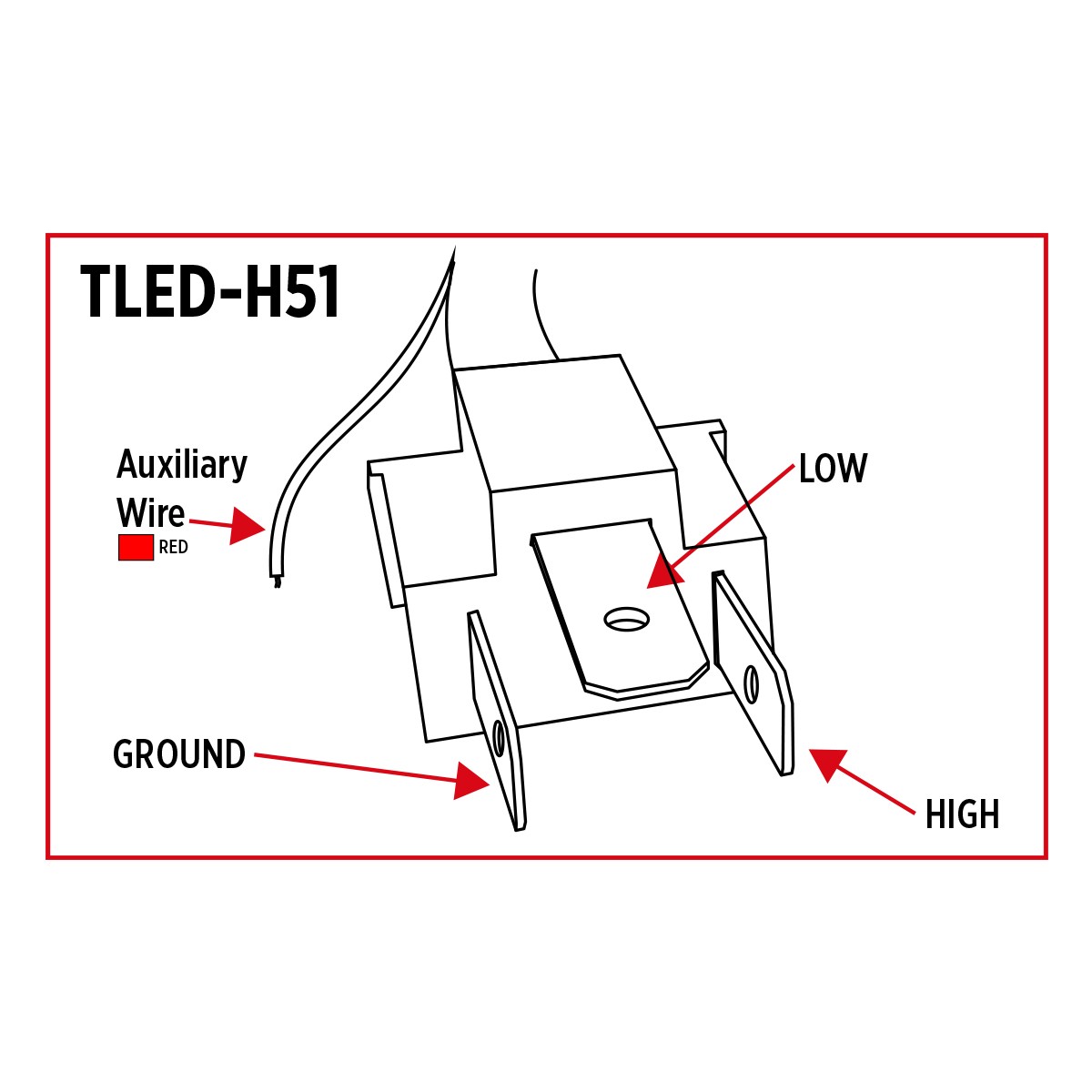 TRUX - Phare avant rond - projecteur 7 po DEL économique avec anneau auxilière blanc - TLED-H51 – Image 6