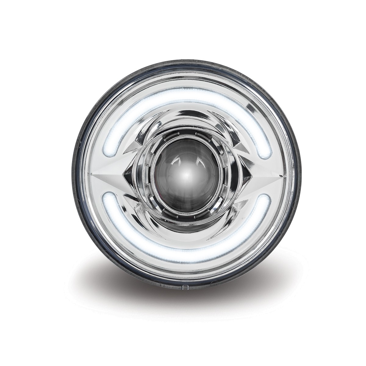 TRUX - Phare projecteur à DEL haut de gamme de 5,75 pouces avec accent auxiliaire blanc - Feux de croisement - TLED-H63 – Image 2