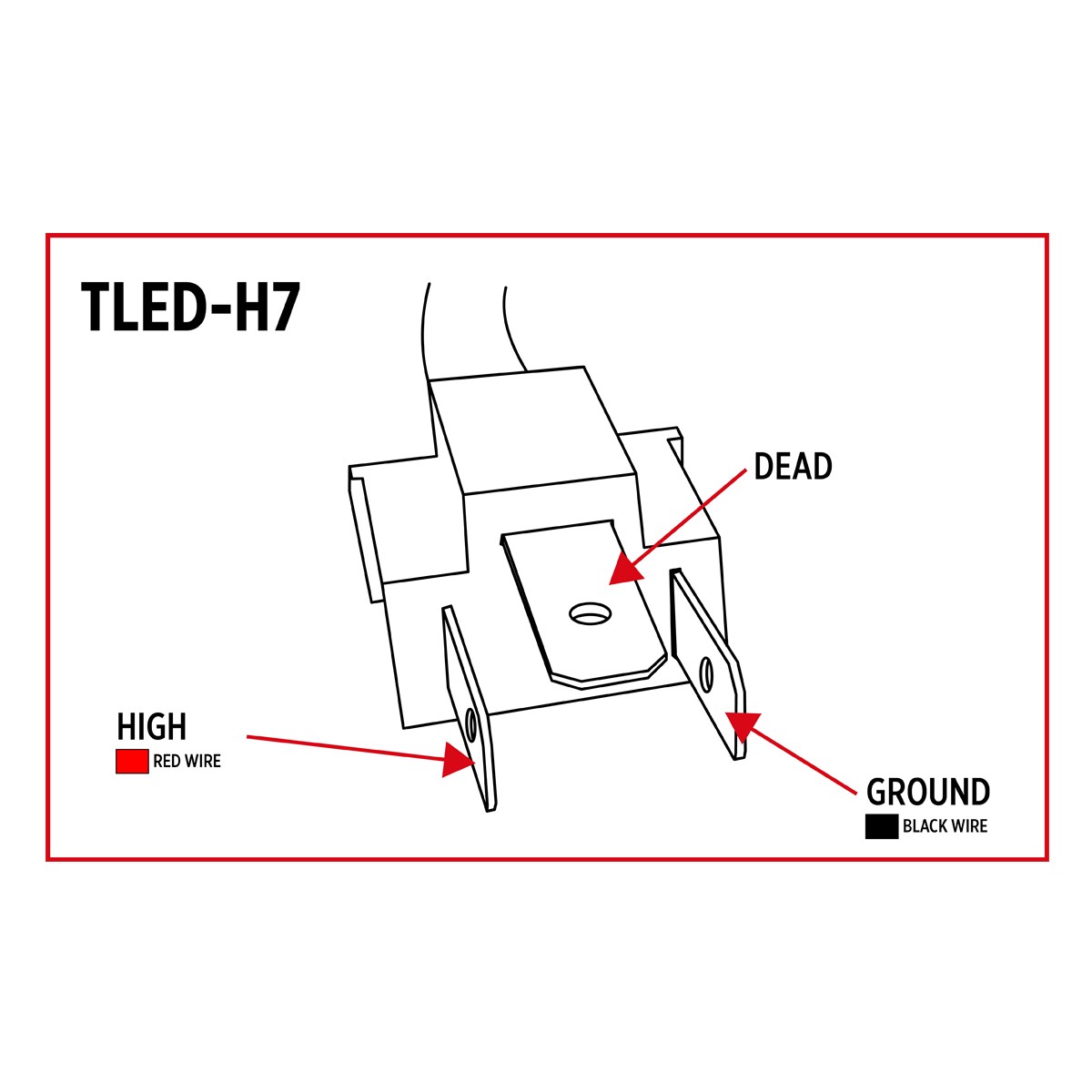 TRUX - Phare avant Standard DEL 4 x 6 po - (Feu de route) - TLED-H7 – Image 5