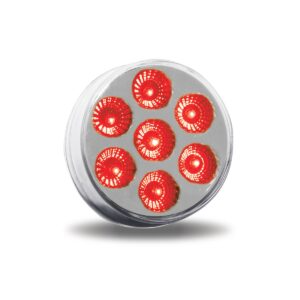 TRUX - 2-Inch Marker LED Dual Revolution - Clear Red - TLED-2XCR - Image 3