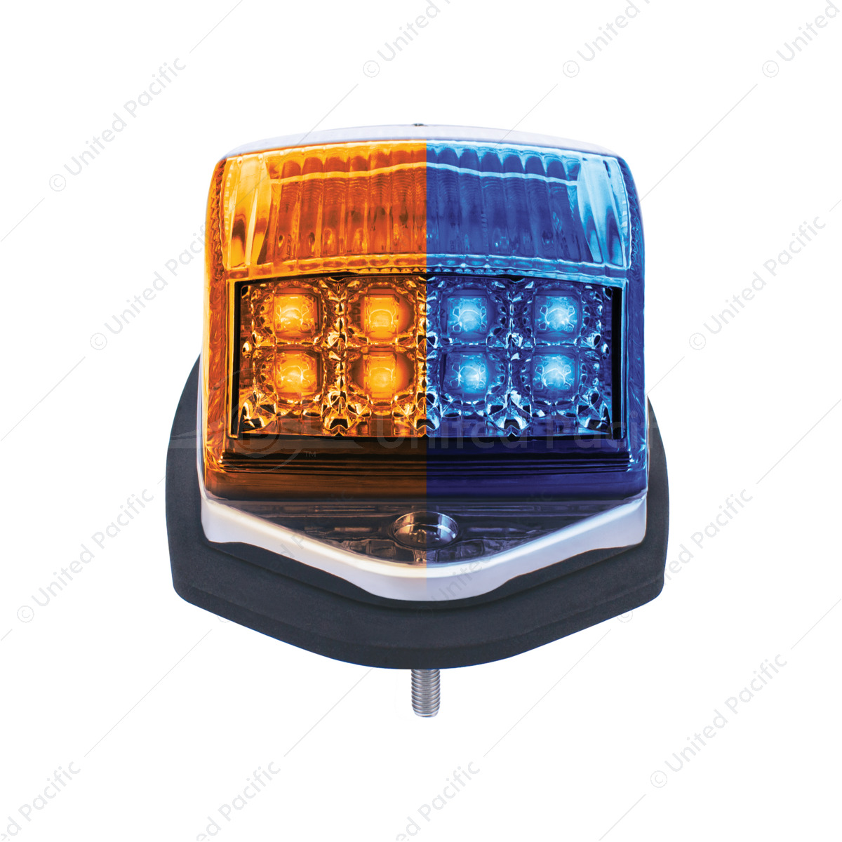 UNITED PACIFIC - Feux de cabine carrés style Grakon 5000 avec double éclairage LED - Bleu et Ambre - 35969 – Image 6