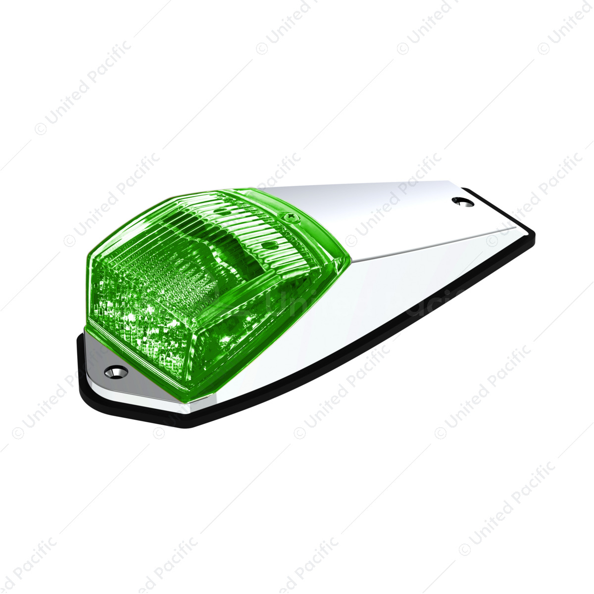 UNITED PACIFIC - Feux de cabine carrés style Grakon 5000 avec double éclairage LED - Vert et Ambre - 35970 – Image 3